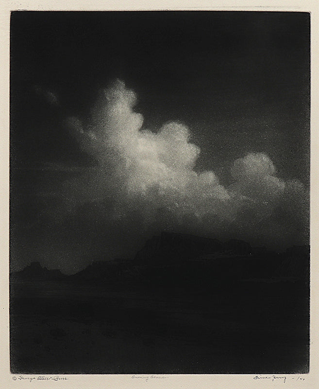 George Elbert Burr (1859-1939) artwork for sale. Evening Cloud (Desert Set), Print, circa 1921, Denver, Colorado, Art Gallery)