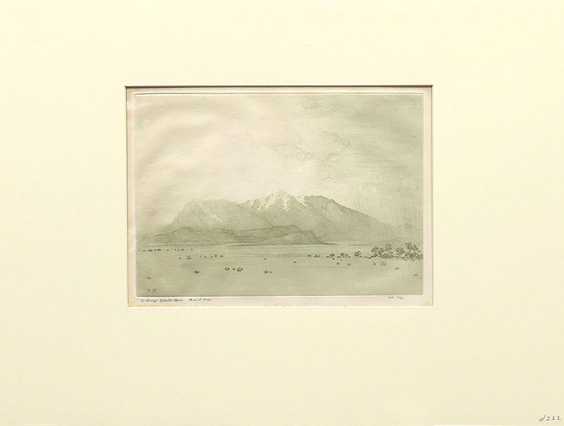 San Francisco Mountains, Arizona (Desert Set), Print, circa 1921