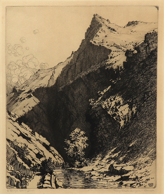 George Elbert Burr (1859-1939) artwork for sale. Bear Creek Canyon - Denver (Colorado), Print, 1922, Denver, Colorado, Art Gallery)