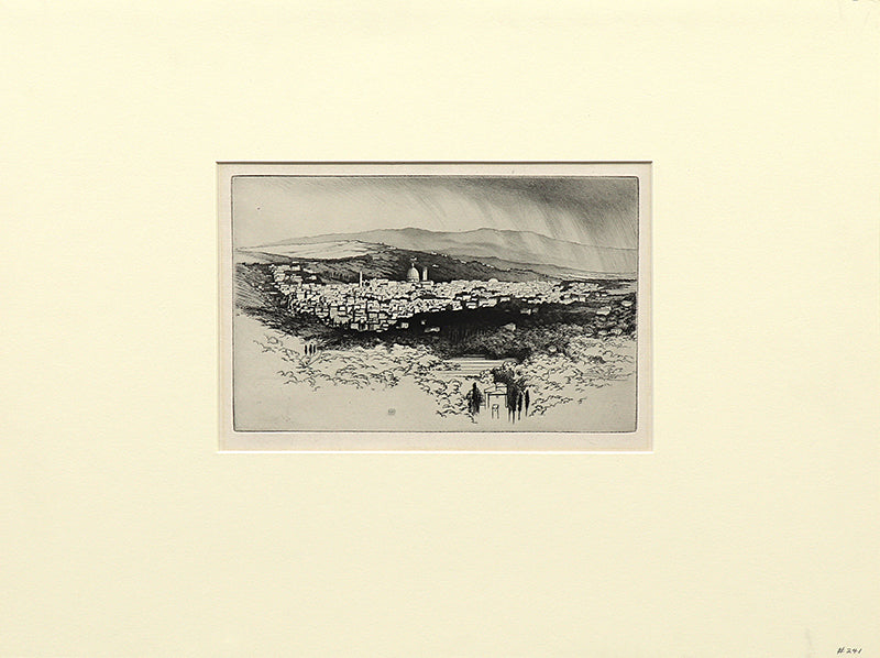 Florence from Fiesole (Italy), Print, circa 1905