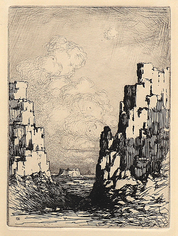 George Elbert Burr (1859-1939) artwork for sale. The Little Canyon (Arizona), Print, circa 1925, Denver, Colorado, Art Gallery)