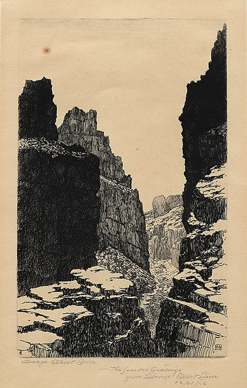 George Elbert Burr (1859-1939) artwork for sale. Fish Creek, Apache Trail (Arizona), Print, circa 1925, Denver, Colorado, Art Gallery)