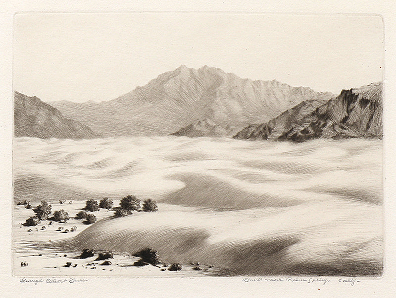 George Elbert Burr (1859-1939) artwork for sale. Dunes Near Palm Springs, California, Print, circa 1925, Denver, Colorado, Art Gallery)