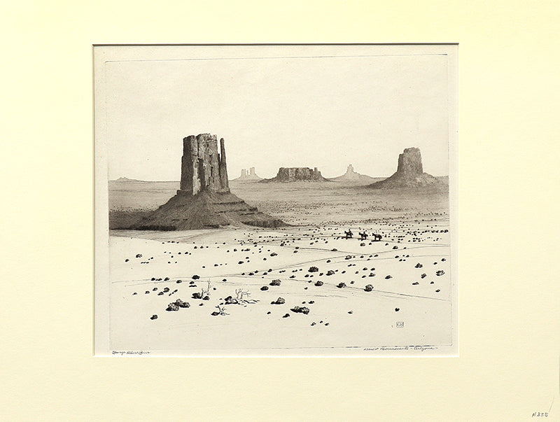 Desert Monuments, Arizona, Print, circa 1925
