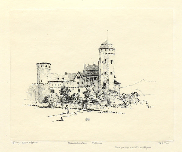 George Elbert Burr (1859-1939) artwork for sale. Oberlahnstein, Rhine (Germany), Print, circa 1905, Denver, Colorado, Art Gallery)