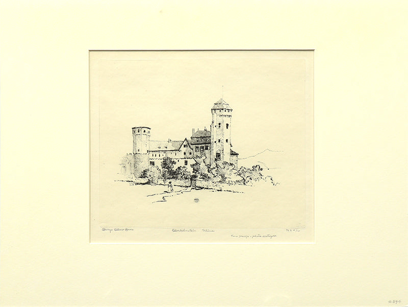 Oberlahnstein, Rhine (Germany), Print, circa 1905