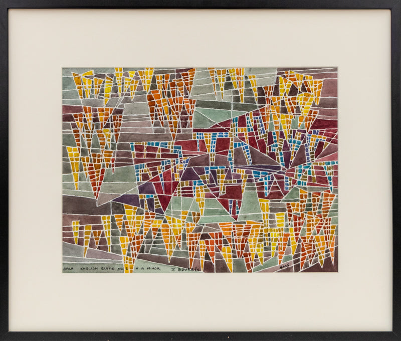 Bach - English Suite No.2 in A Minor - V Bourree, Painting