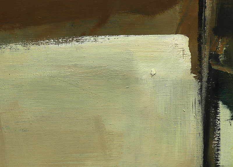 Untitled (Brown and Green Abstract), Painting, 1994
