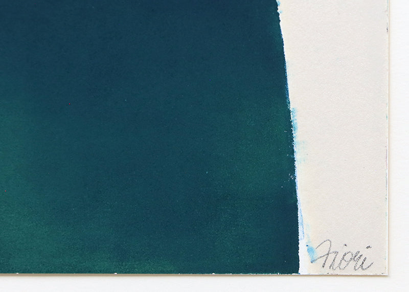 Untitled (Abstract in Blue, Teal, Red, & Yellow), Print