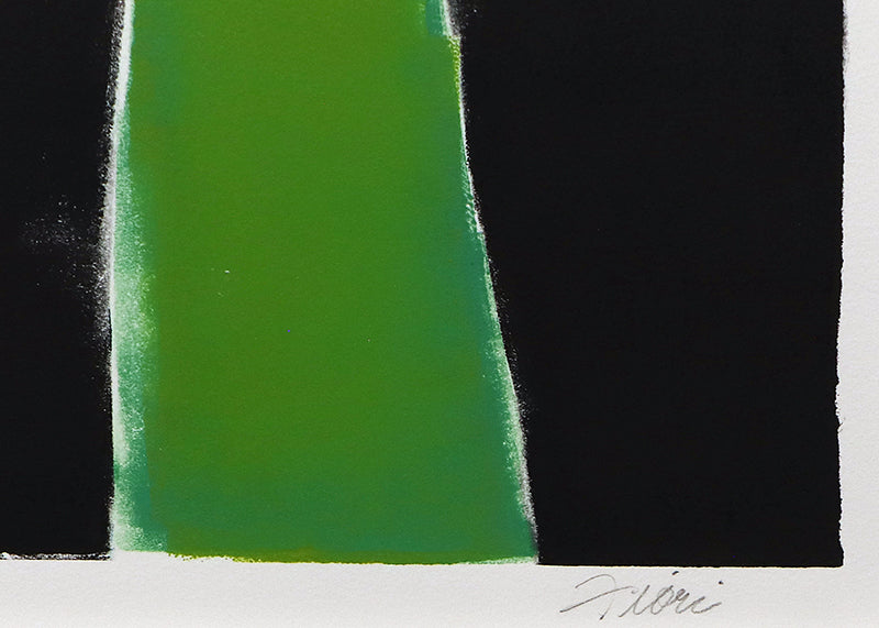 Untitled (Abstract Black, Cyan, Purple, Orange, and Green), Print, circa 1990-2005