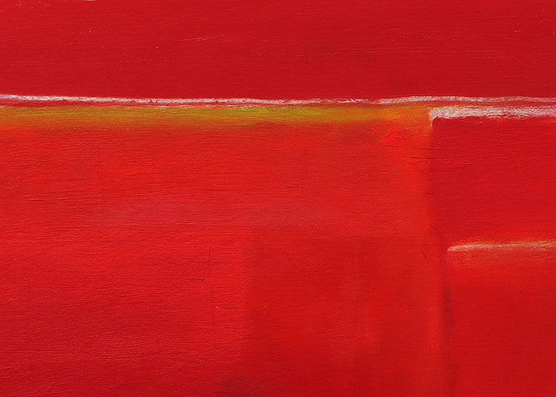 Untitled (Abstract Red with Blue and Yellow), Print