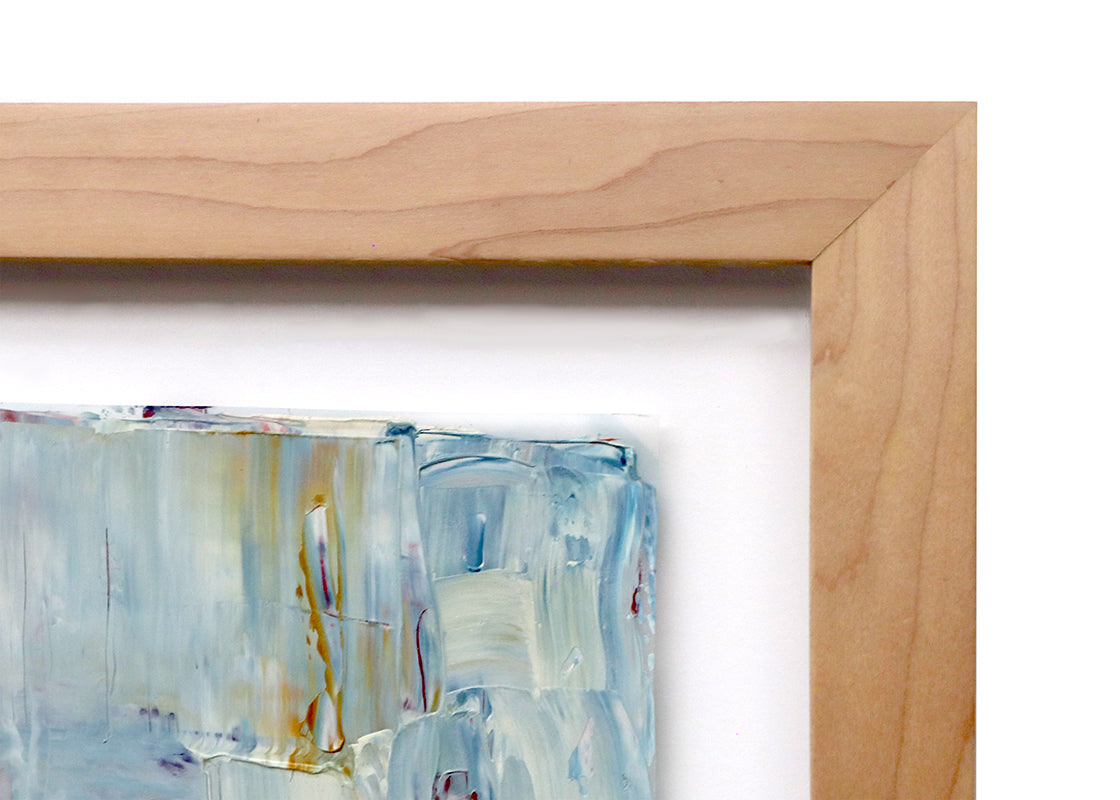 Untitled (Blue, White, and Red Abstract with Red Square), Painting
