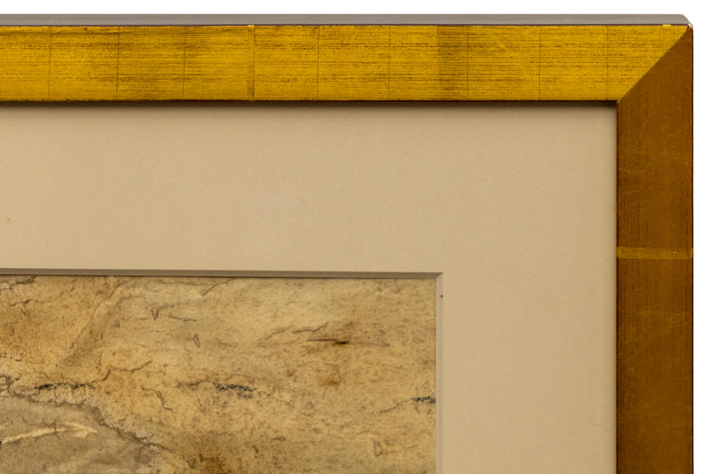 Abstract (Composition in Cream, Gray, and Brown), Painting