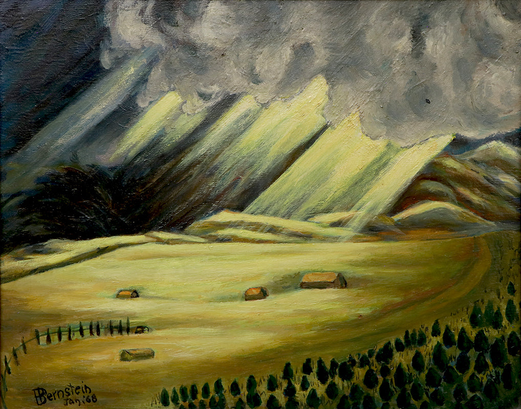 Bernstein (20th century) artwork for sale. After Storm, San Cristobal Valley Ranch, Taos-Questa Road (Santa Fe, New Mexico), Painting, 1968, Denver, Colorado, Art Gallery)