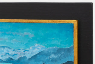 The Coast (Marine Landscape in Moonlight), Painting, circa 1950-1970