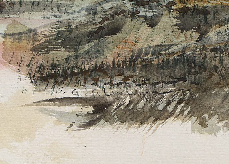 Taos Mountain, Painting, 1977