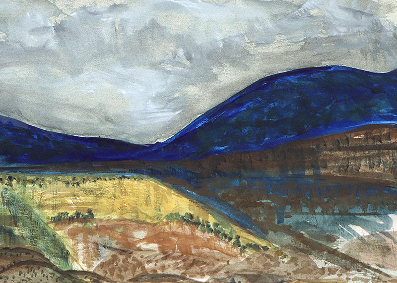 Taos Mountain, Painting, 1977