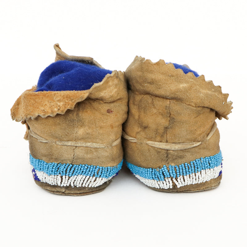 Moccasins, Southern Cheyenne, circa 1880, circa 1880