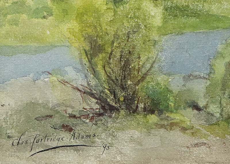 Untitled (Colorado Mountain Landscape with River), Painting, 1895