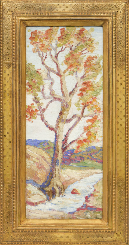 Cottonwoods by the Creek, Painting, circa 1930
