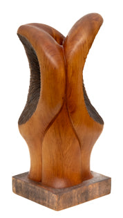 Untitled (Biomorphic Carved Wood Sculpture), Sculpture, circa 1950-1970