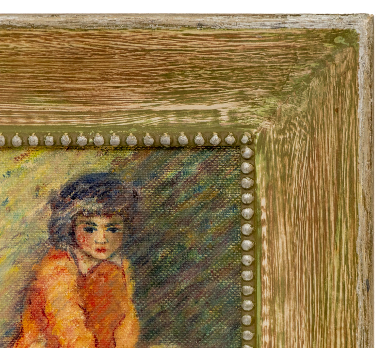Untitled (Proper Sitting Child), Painting