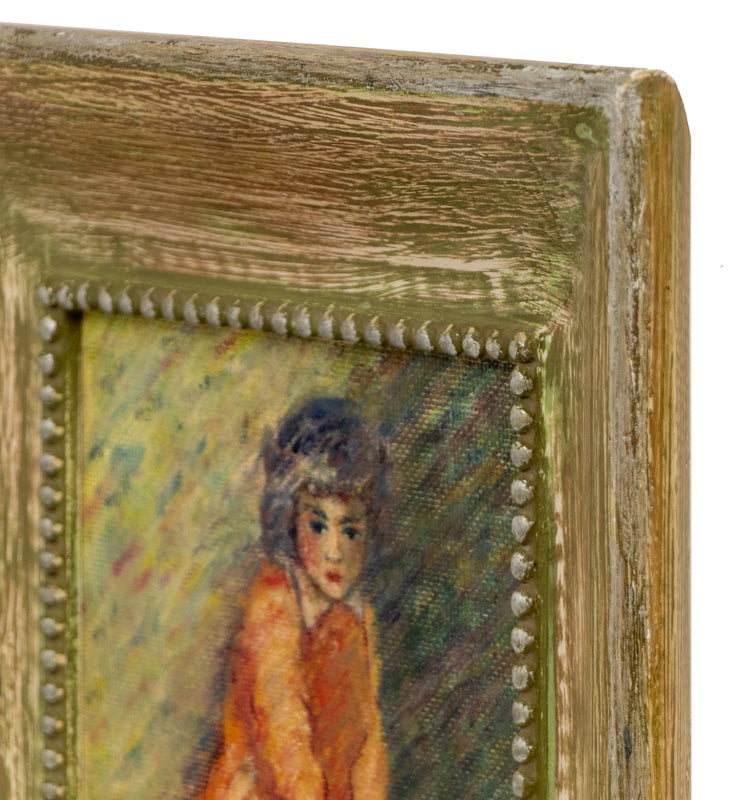 Untitled (Proper Sitting Child), Painting