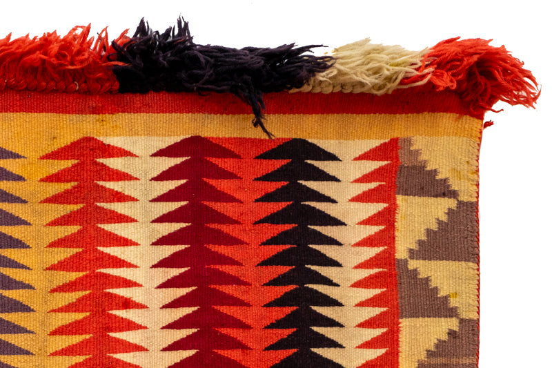 Germantown Single Saddle Blanket, circa 1880