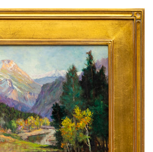 Colorado Landscape (Mountains in Autumn), Painting, circa 1920-1940