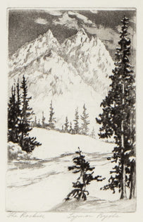 Lyman Byxbe (1886-1980) artwork for sale. The Rockies (Snowy Mountain Landscape, Colorado), Print, Denver, Colorado, Art Gallery)