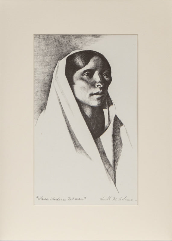 Taos Indian Woman, Print, 1950