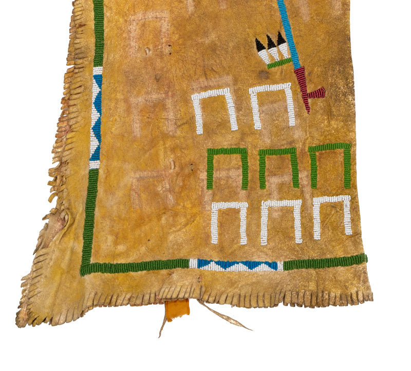 Plains Beaded Leggings with Horse Stealing Motif, circa 1880
