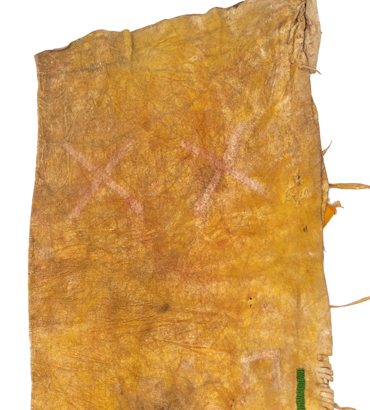 Plains Beaded Leggings with Horse Stealing Motif, circa 1880