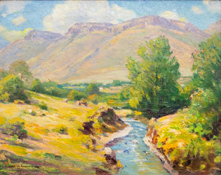Robert Graham (1873-1946) artwork for sale. North Table Mountain (Landscape near Golden, Colorado), Painting, circa 1920-1930, Denver, Colorado, Art Gallery)