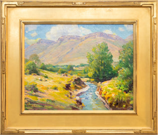 North Table Mountain (Landscape near Golden, Colorado), Painting, circa 1920-1930