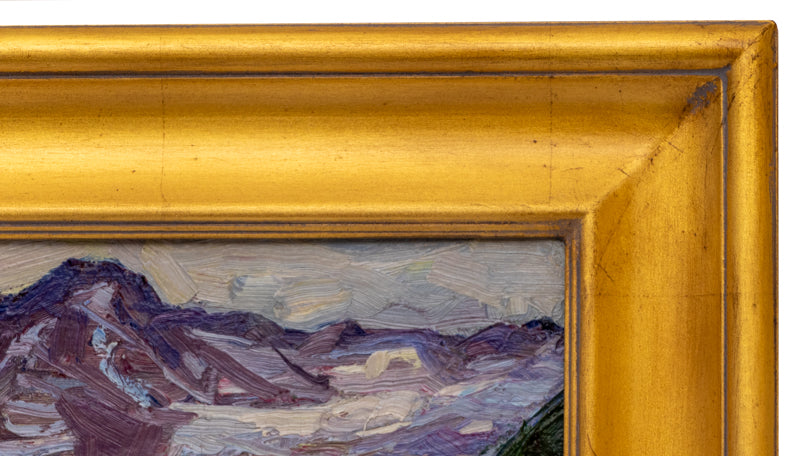 In Glacier Park (Lake in Glacier National Park, Montana), Painting, circa 1920