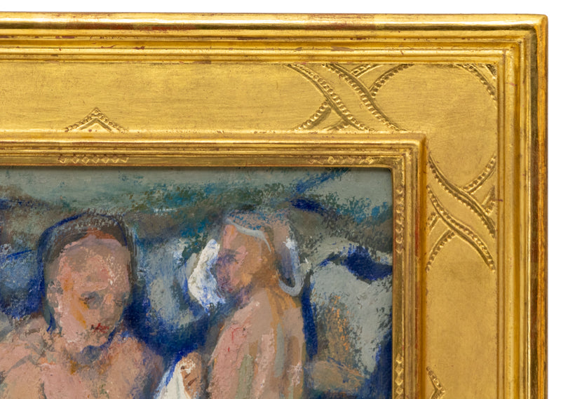 Three Bathers (Three Female Figures Bathing), Painting, circa 1940
