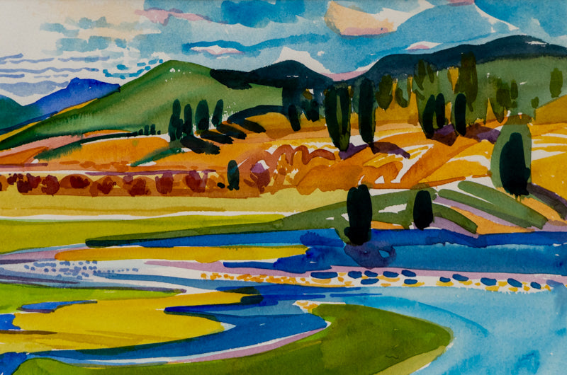 Deer Creek (Colorado), Painting, 1995