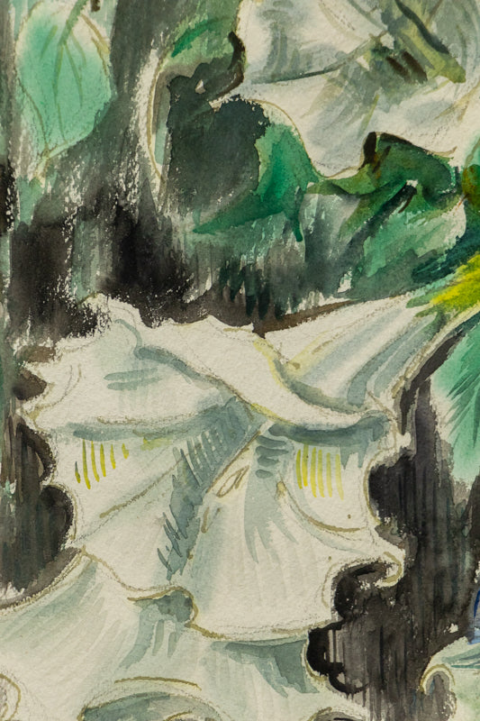 Datura Stramonium (Still Life with Datura Flowers), Painting