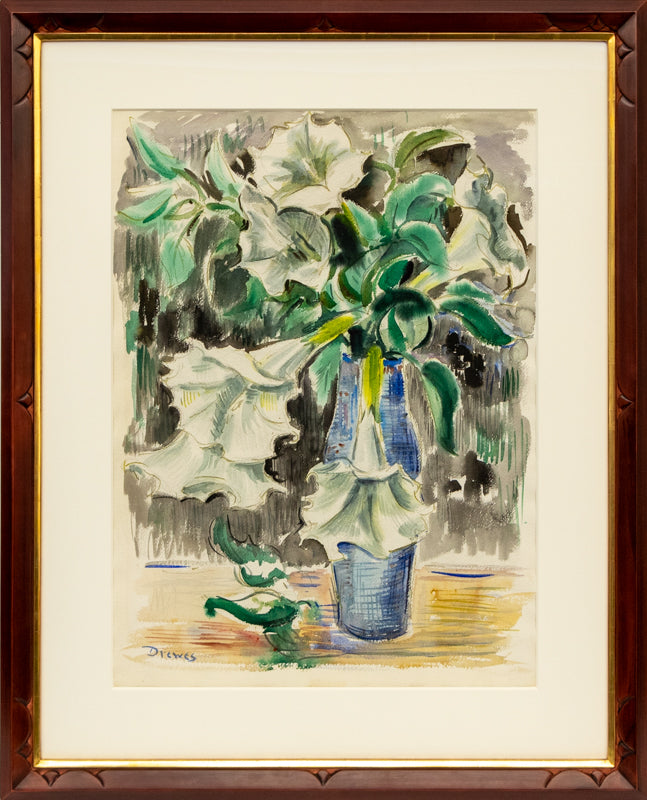 Datura Stramonium (Still Life with Datura Flowers), Painting