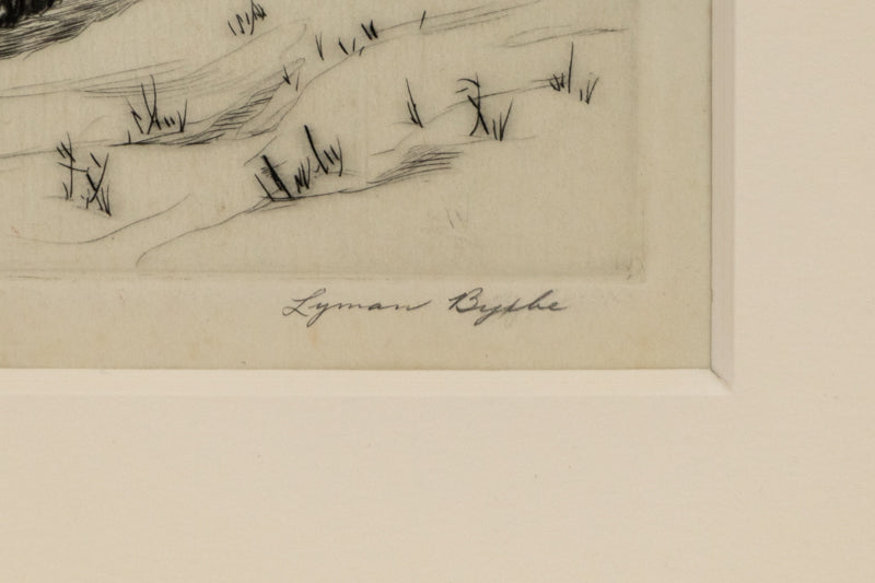 Birthplace of Arbor Day (Winter Landscape with Arbor Lodge), Print, circa 1930