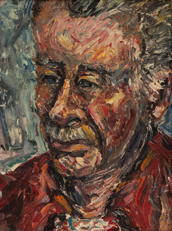 Charles Bunnell (1897-1968) artwork for sale. Untitled (Self Portrait), Painting, circa 1930, Denver, Colorado, Art Gallery)