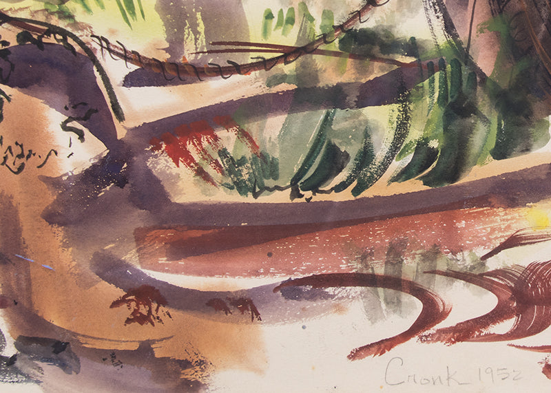 Untitled (The Yard), Painting, 1952