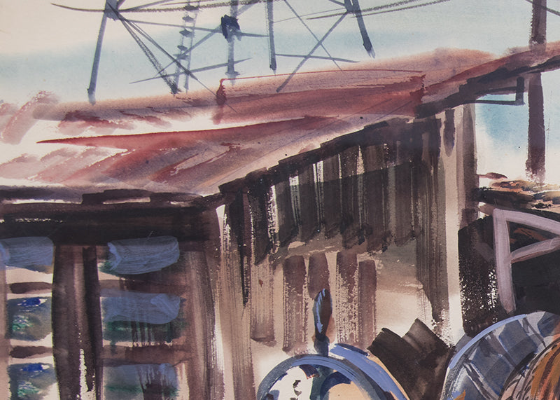 Untitled (The Yard), Painting, 1952
