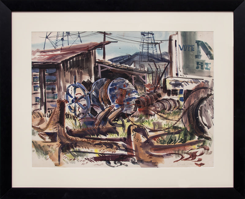 Untitled (The Yard), Painting, 1952