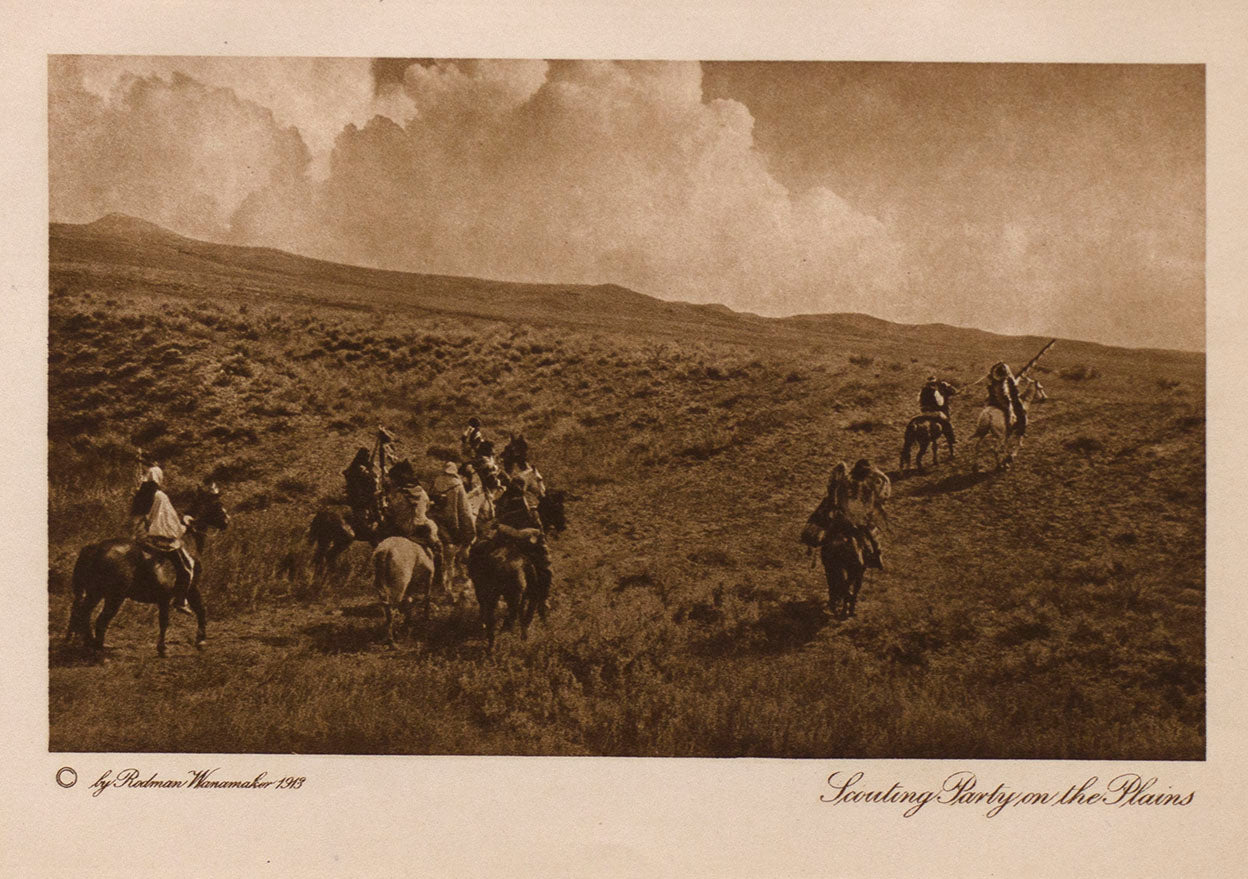 Scouting Party on the Plains, Photogravure, copyright 1913