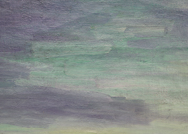 Waterways (Sailboats, Lysekil, Sweden), Painting, circa 1930