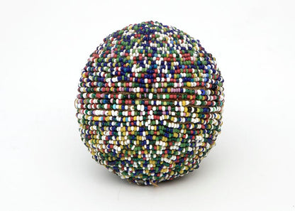 Sioux artwork for sale. Scatter Beaded Puberty Ball, circa 1890, Denver, Colorado, Art Gallery)