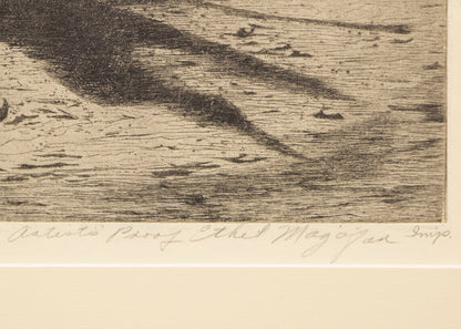 November Leaves, Artist Proof, Print, circa 1947