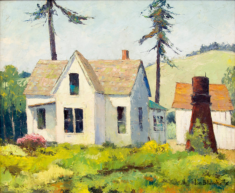Jon Blanchette (1908-1987) artwork for sale. Untitled (Northerrn California home), Painting, Denver, Colorado, Art Gallery)